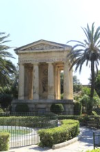 Sir Alexander Ball monument building, Lower Barrakka Gardens, Valletta, Malta, Europe