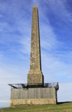 Historic Lansdowne monument, Cherhill, Wiltshire, England, UK