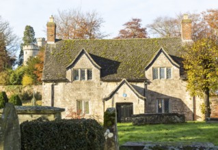 Early seventeenth century Sexton's Cottage, former almshouses, Devizes, Wiltshire, England, UK