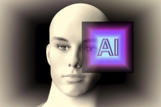 Symbol photo, AI, ChatGBT, AI, OpenAI, chatbot, artificial intelligence, artificial intelligence,