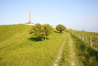 Lansdowne Monument or Cherhill Monument, near Cherhill in Wiltshire, England, UK