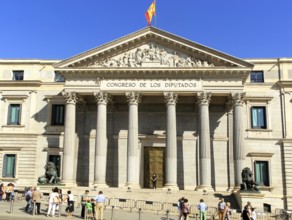 Palacio de las Cortes, Congreso de Los Diputados, Congress of Deputies, Houses of Parliament,