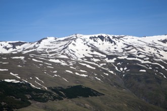 Landscape of Sierra Nevada Mountains in the High Alpujarras, near Capileira, Granada Province,