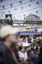 Scenes in the fan zone on Platz der Republik in front of the Reichstag building taken in Berlin, 29