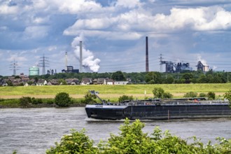 Hüttenwerke Krupp-Mannesmann, HKM in Duisburg-Hüttenheim, 2 blast furnaces, coking plant,