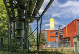 Hiltrop combined heat and power plant, of Stadtwerke Bochum, natural gas-fuelled combined heat and