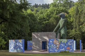 Living Planat Square in Mettlach Park Germany