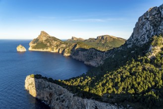 Northwest, Coast Es Colomer, Rocks, Majorca, Balearic Islands, Spain, Europe