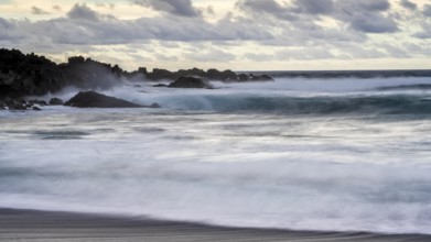 Surf at Playa de las Malvas, Lanzarote, Canary Islands, Spain, Europe