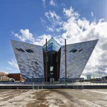 Titanic Belfast Visitor Centre, museum, modern architecture, architect Eric Kuhne, Titanic Quarter,