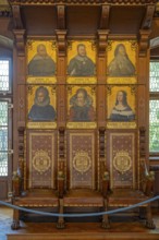 Castle Interior Great Hall Detail Detmold North Rhine-Westphalia Germany