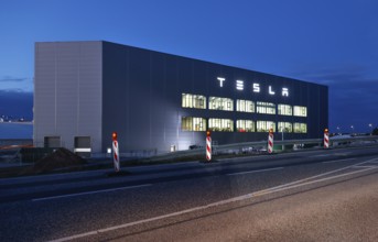 Battery factory of the Tesla plant, Grünheide, 13.01.2023