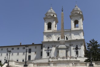 The church Santissima Trinita dei Monti, Santa Trinita dei Monti or Santissima Trinita al Monte