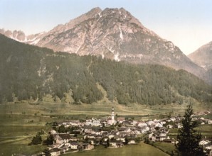 Vulpmes in the Stubai Valley, Tyrol, formerly Austria-Hungary, today Austria, Historical, digitally