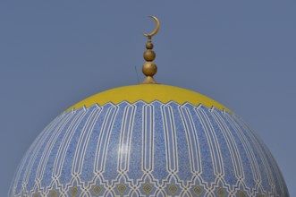 Dome of the Great Mosque of Taqah, Dhofar Region, Orient, Oman, Asia