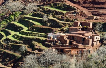 Morocco, Berdorf in the High Atlas Mountains, Africa