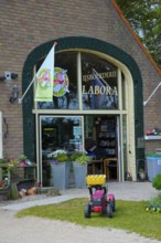 Ice cream parlour, Labora farm, De Cocksdorp, Texel island, North Sea, North Holland, Netherlands