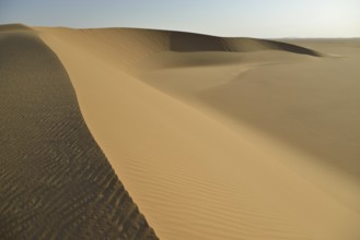 Dunes in the Nubian Desert in Dongola, Northern, Nubia, Sudan, Africa