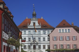 Town hall and inn on the town hall square, Iphofen, district of Kitzingen, Lower Franconia,