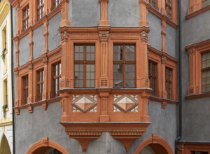 Schönhof, Schoenhof, Building of Silesian Museum, Schlesisches Museum, Görlitz, Goerlitz, Germany,