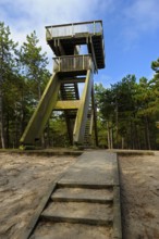 Lookout tower, Fonteinsnol, De Koog, Texel Island, North Sea, North Holland, Netherlands