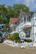 House, spa architecture, Göhren, Rügen Island, Mecklenburg-Western Pomerania, Germany, Europe