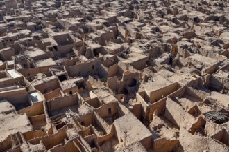 View over the historic old town of AlUla, Medina Province, Saudi Arabia, Arabian Peninsula, Asia