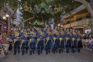 Parade, Moros y Cristianos, Moors against Christians, Dénia, Province of Valencia, Costa Blanca,