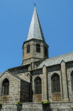 Church Saint-André of Besse et Saint Anastaise village, Puy de Dome department,