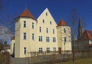 Mayor's Office Langenenslingen, former castle, today town hall, architecture, historical buildings,