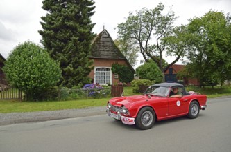 Europe, Germany, Lower Saxony, Lower Elbe Classics, classic car tour, Triumph TR 4, year of