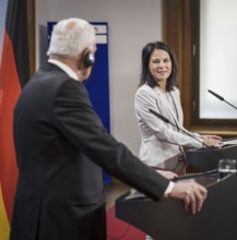 Annalena Bärbock (Alliance 90/The Greens), Federal Foreign Minister, meets Palestinian Foreign