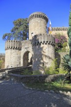 Historic castle Parador hotel, Jarandilla de la Vera, La Vera, Extremadura, Spain, Europe