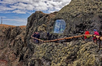 Mirador del Río viewpoint designed by the artist César Manrique, Lanzarote, Canary Islands, Canary