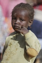 Portrait of a little girl in the community of Maraban Dare, in Plateau state, 07/02/2024