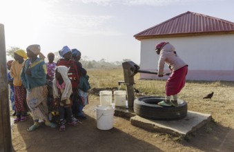 Waterhole in the community of Maraban Dare, in the state of Plateau, 07/02/2024