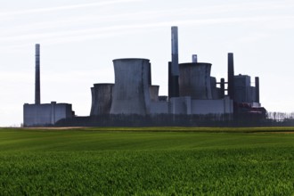 Neurath lignite-fired power plant, shut down and finally decommissioned units A to E, Grevenbroich,