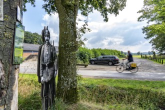 The so-called Green Border, at the former border crossing Grenzweg near Straelen-Kastanienburg and