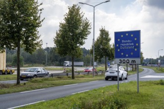 The so-called Green Border, at the former border crossing Schwanenhaus, between Germany and the