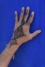 Traditional Moroccan hand tattoo, henna, tattoo, craft, tradition, traditional, oriental, arabic,