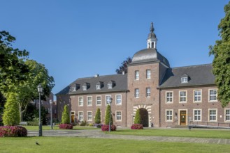 Local court in the outer bailey of Ahaus Castle, Münsterland, North Rhine-Westphalia, Germany,