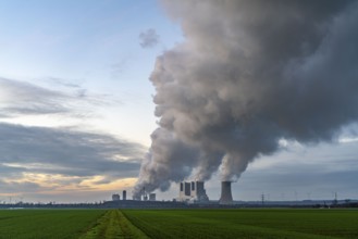 Neurath lignite-fired power plant, near Grevenbroich, power plant units F and G, A-E, thick water