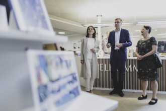 (L-R) Annalena Bärbock (Alliance 90/The Greens), Federal Foreign Minister, and Jens Henriksen,