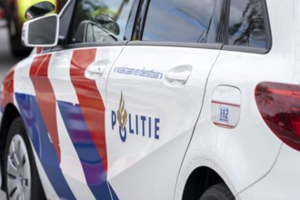 Patrol car of the Dutch police Politie