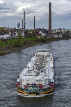 Gas tanker, Brinjal, transporting butane gas to the petrochemical group INEOS in Cologne, cargo