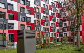 Student hall of residence of the Studierendenwerk Essen-Duisburg in Essen, over 310 furnished rooms