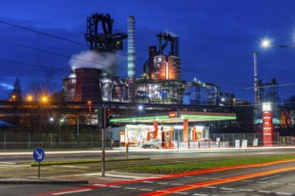 Duisburg-Bruckhausen steel site, ThyssenKrupp Steel, blast furnaces 8 and 9, on