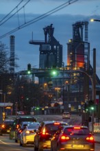 Duisburg-Bruckhausen steel site, ThyssenKrupp Steel, blast furnaces 8 and 9, on