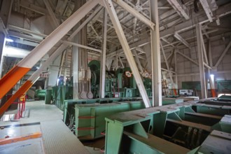 West Mineral, Kansas, The interior of Big Brutus, the world's largest electric shovel. The machine