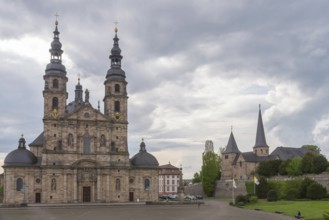 St Salvator's Cathedral in Fulda (High Cathedral of Fulda) and St Michael's Church, Fulda, Rhön,